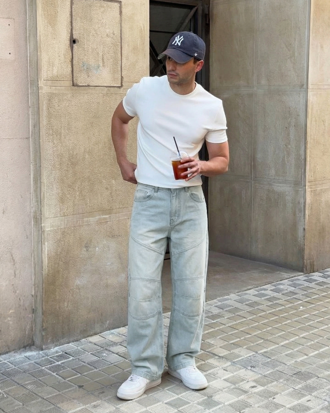 Horizon Blue Baggy Jeans