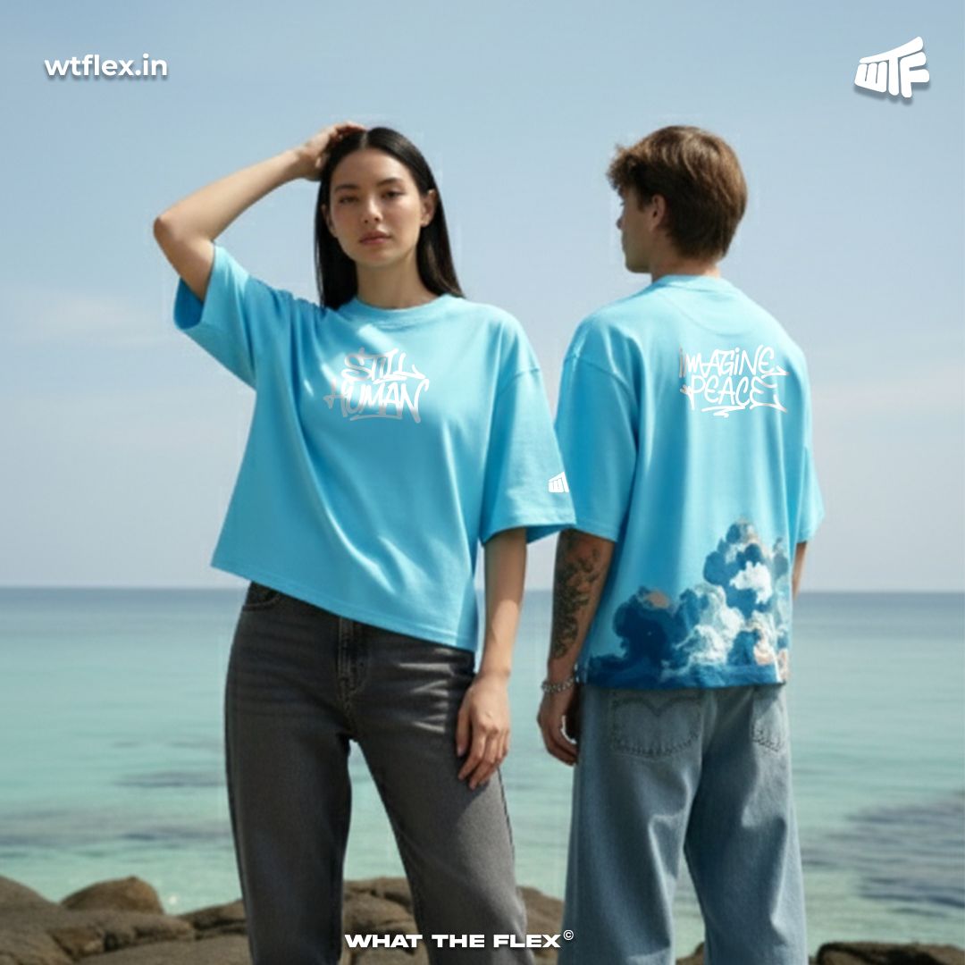 Imagine Peace Boxy-Fit T-shirt