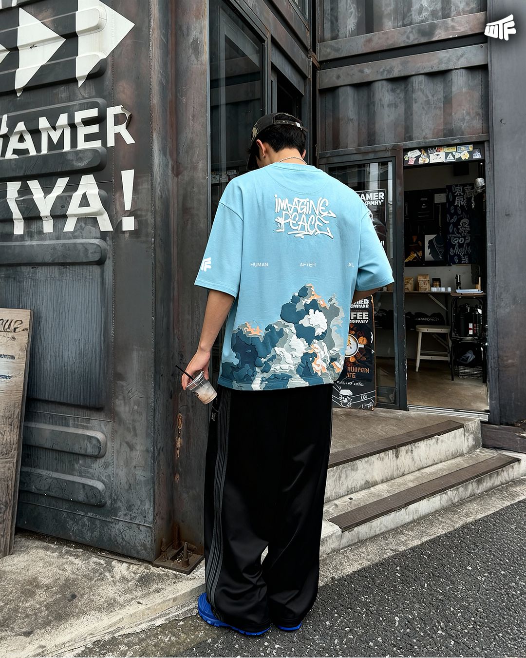 Imagine Peace Boxy-Fit T-shirt