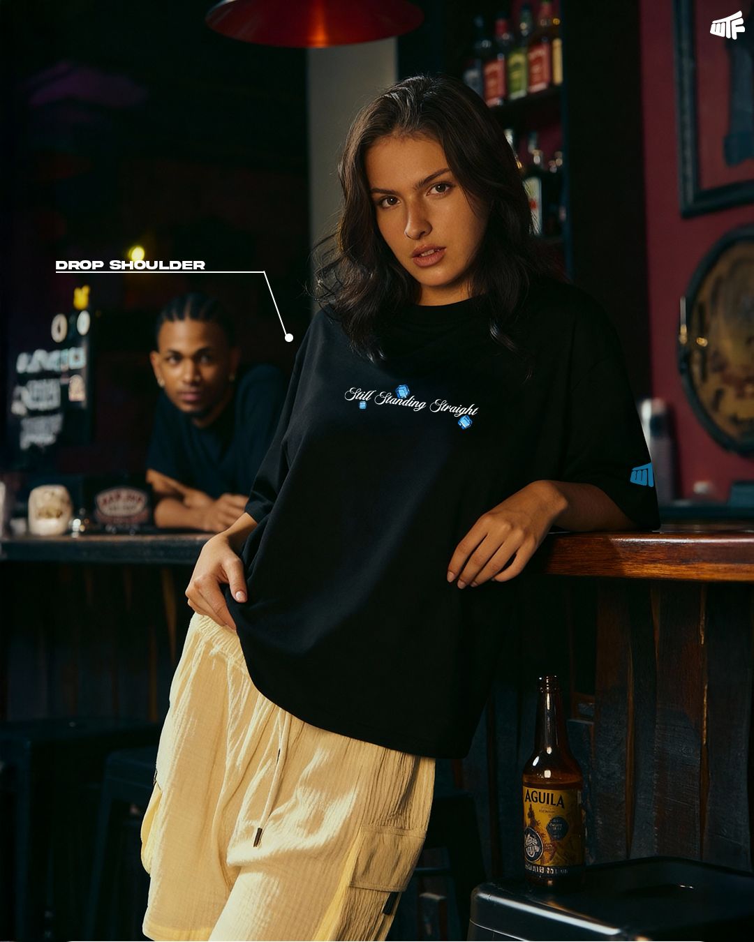 Sapphire Boxy-Fit T-shirt