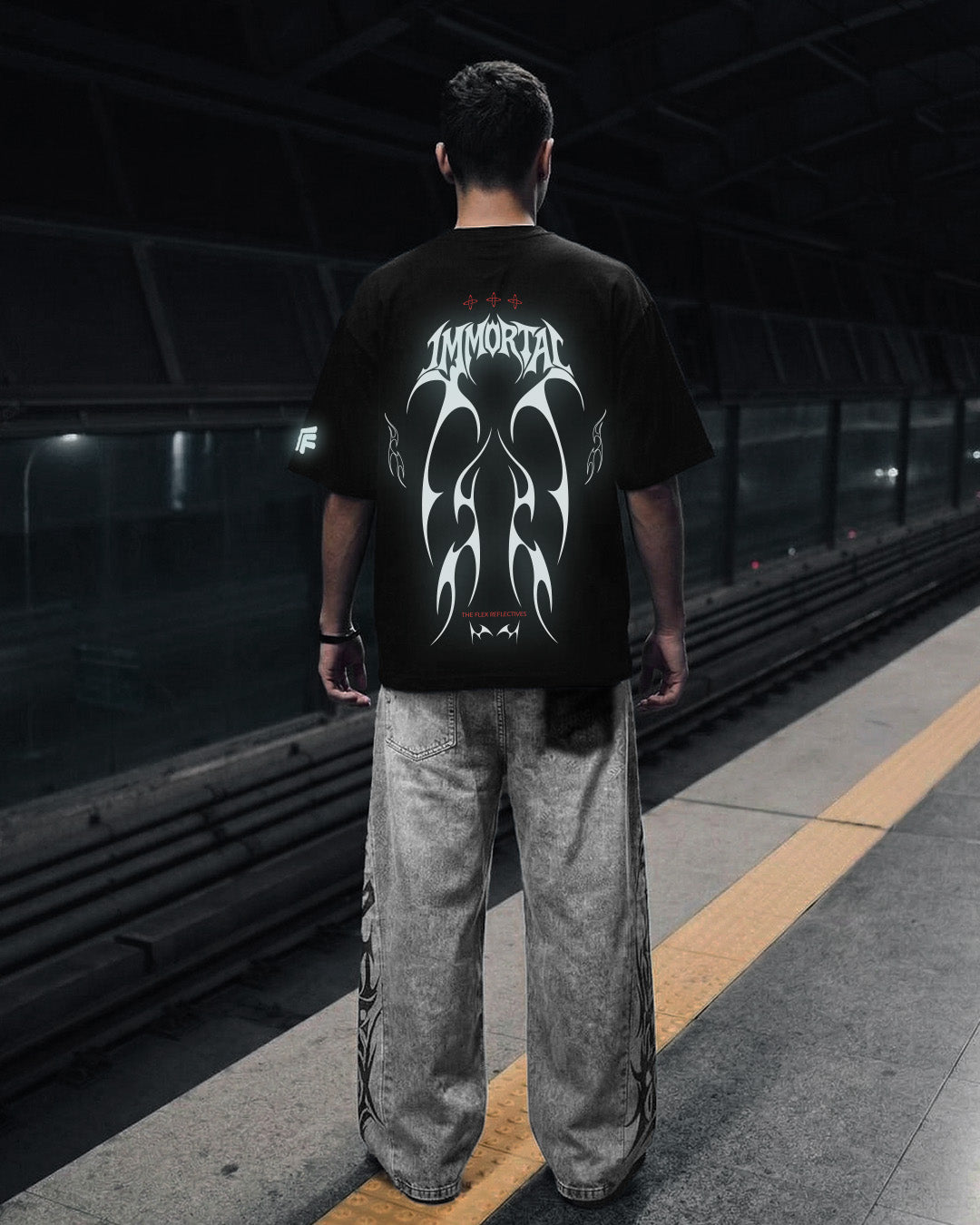 Immortal Reflective Heavyweight T-shirt