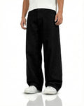 Inked Black Baggy Jeans