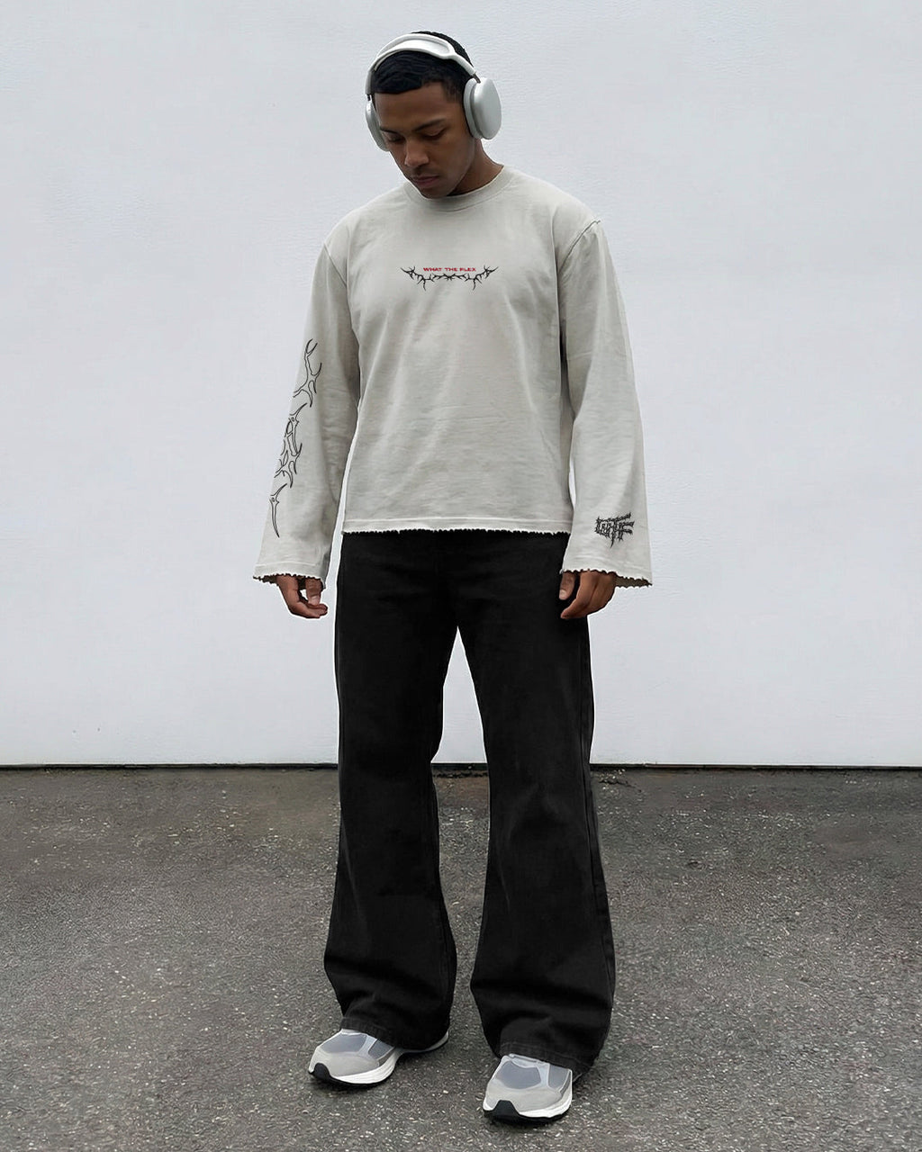 Inner Peace Full Sleeves Boxy-Fit T-shirt