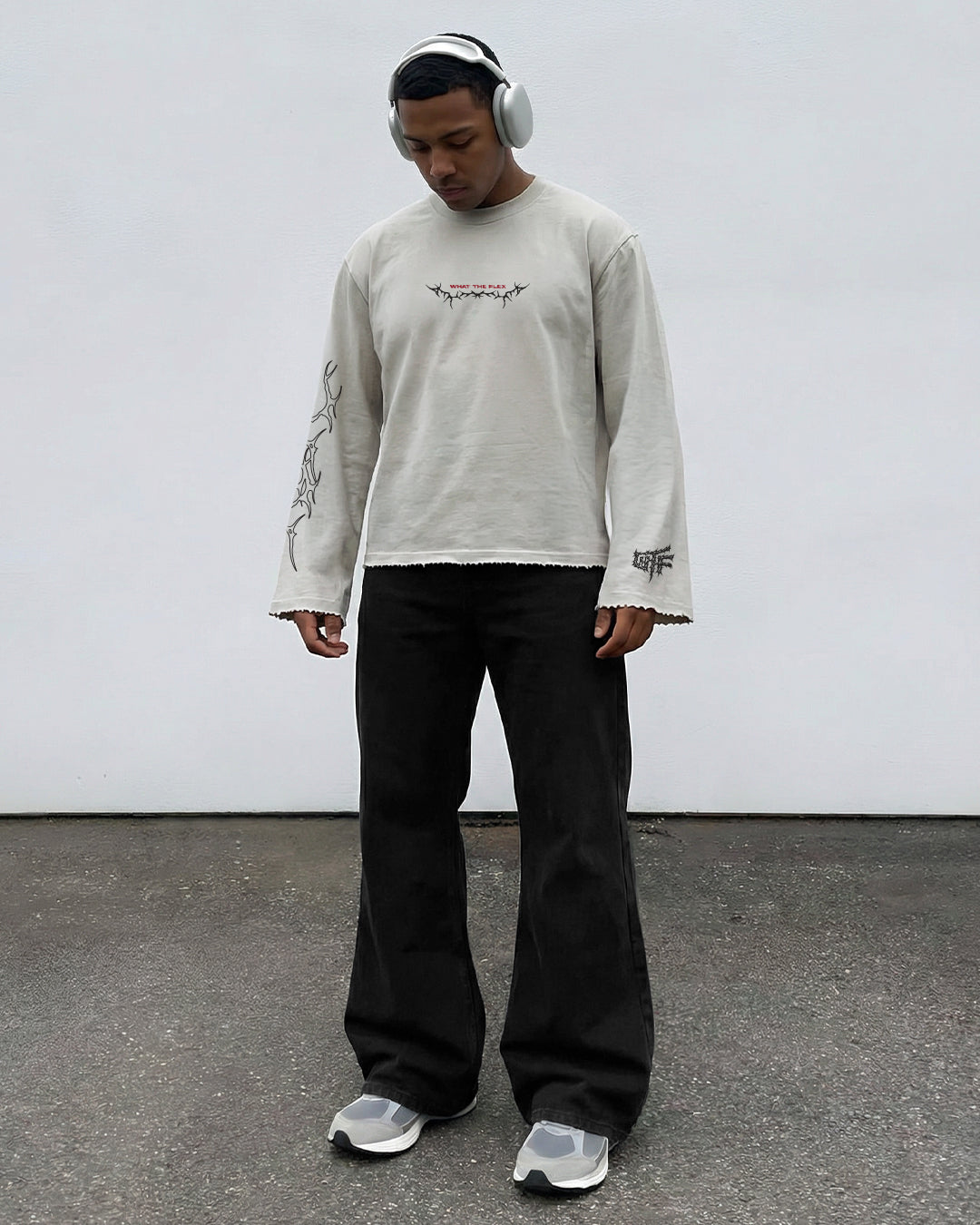 Inner Peace Full Sleeves Boxy-Fit T-shirt
