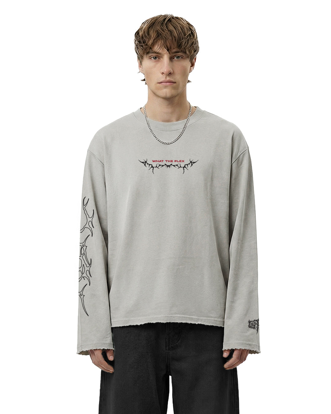 Inner Peace Full Sleeves Boxy-Fit T-shirt