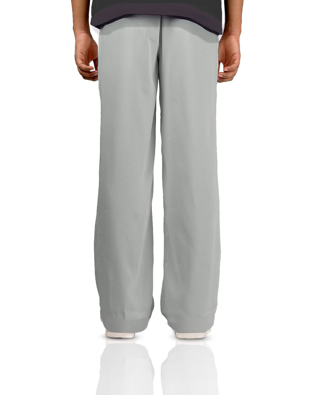 Light Grey Classic Korean Pants