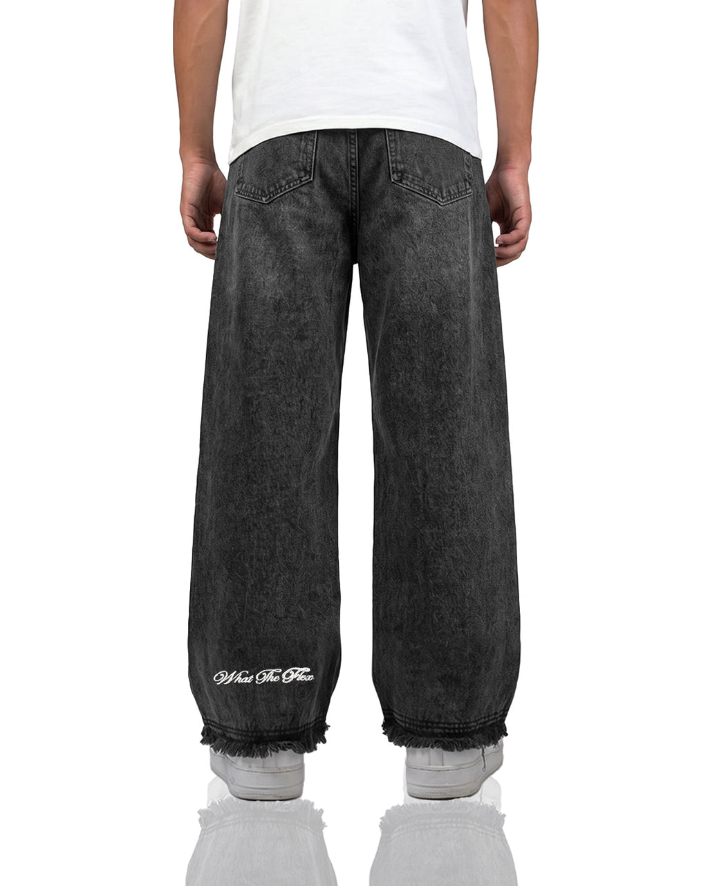 Lost Black Rugged Baggy Jeans