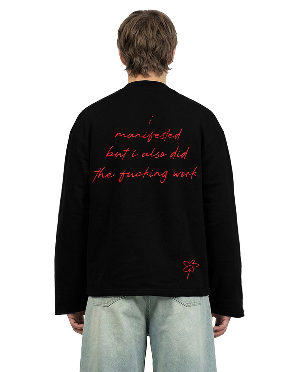 Manifested Full Sleeves Boxy-Fit T-shirt