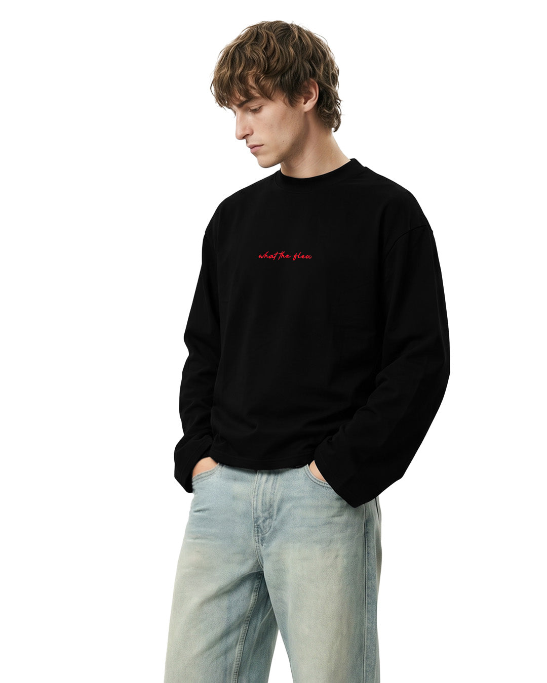 Manifested Full Sleeves Boxy-Fit T-shirt
