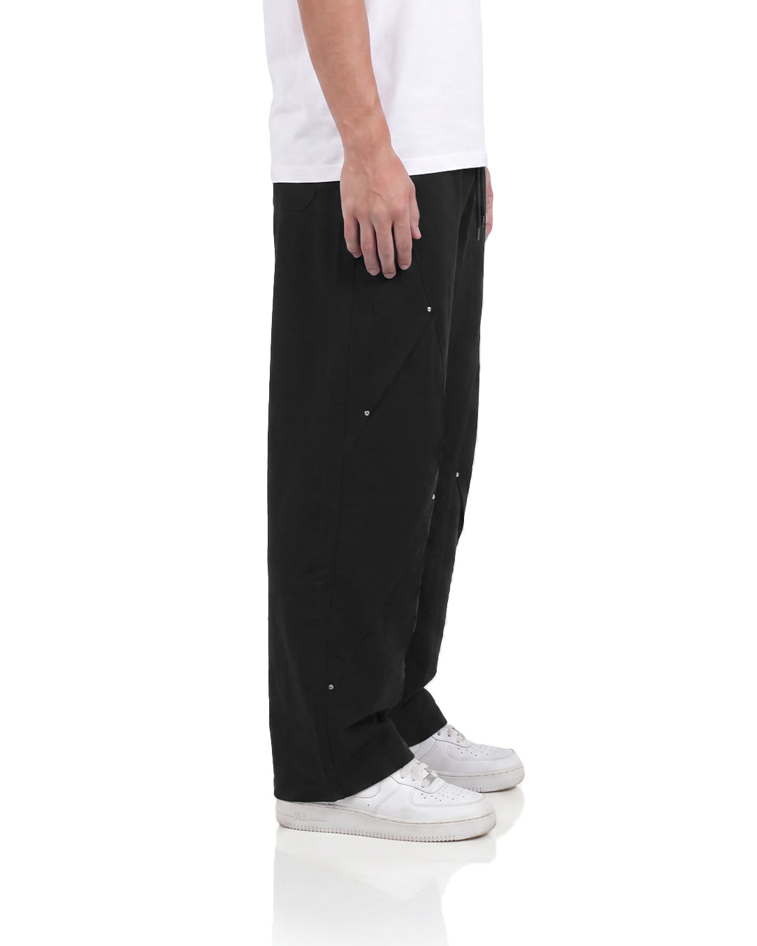 Metal Black Samurai Cotton Pants
