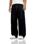 Midnight Black Baggy Jeans