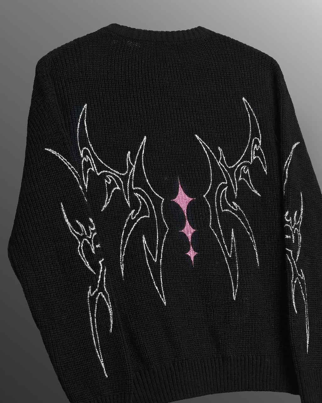 Night Born Full Sleeves Knit T-Shirt