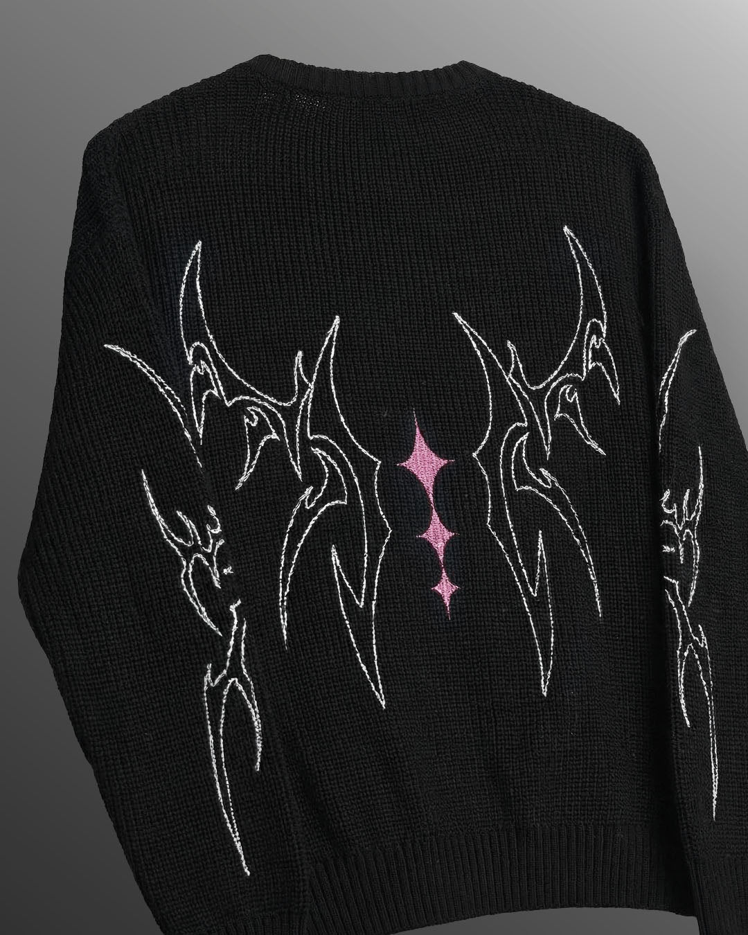 Night Born Full Sleeves Knit T-Shirt