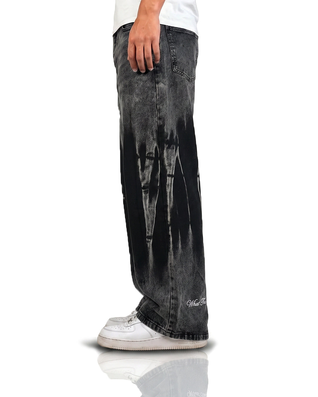 Nightmare Grey Baggy Jeans