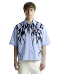 Not Sorry Half Sleeves Checks Shirt