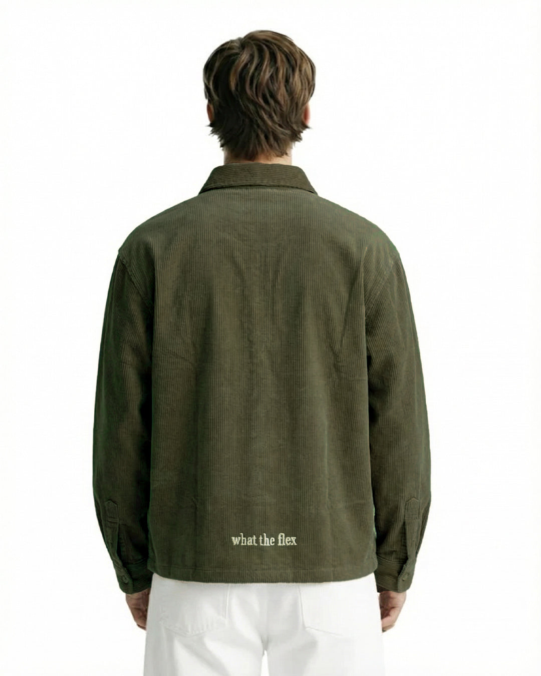 Olive Corduroy Shirt