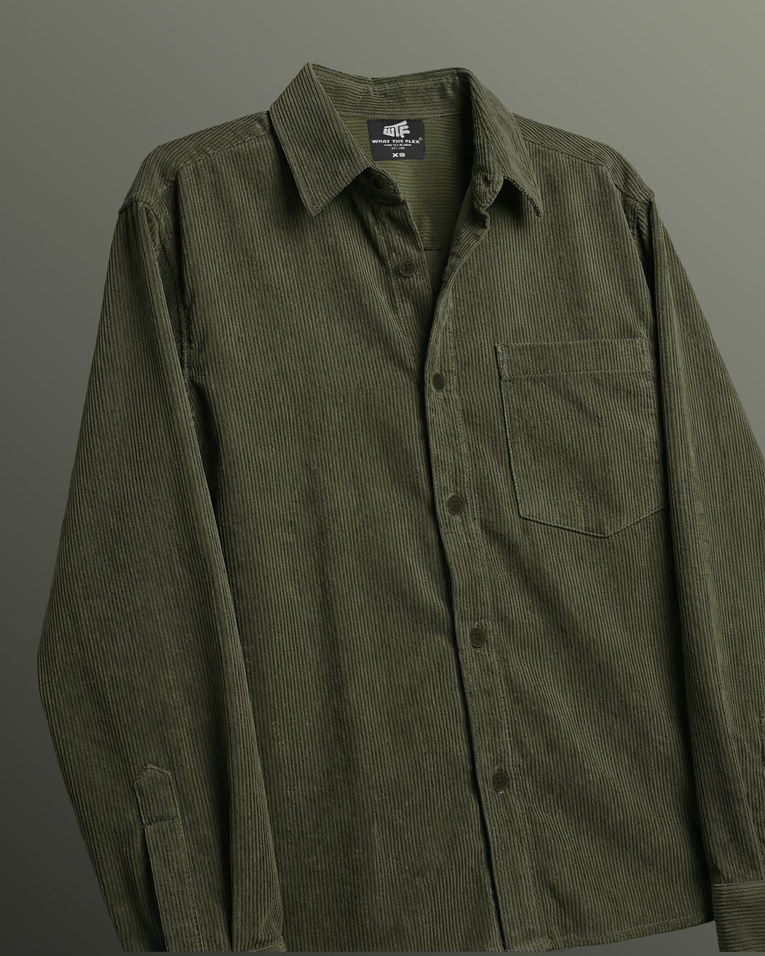 Olive Corduroy Shirt