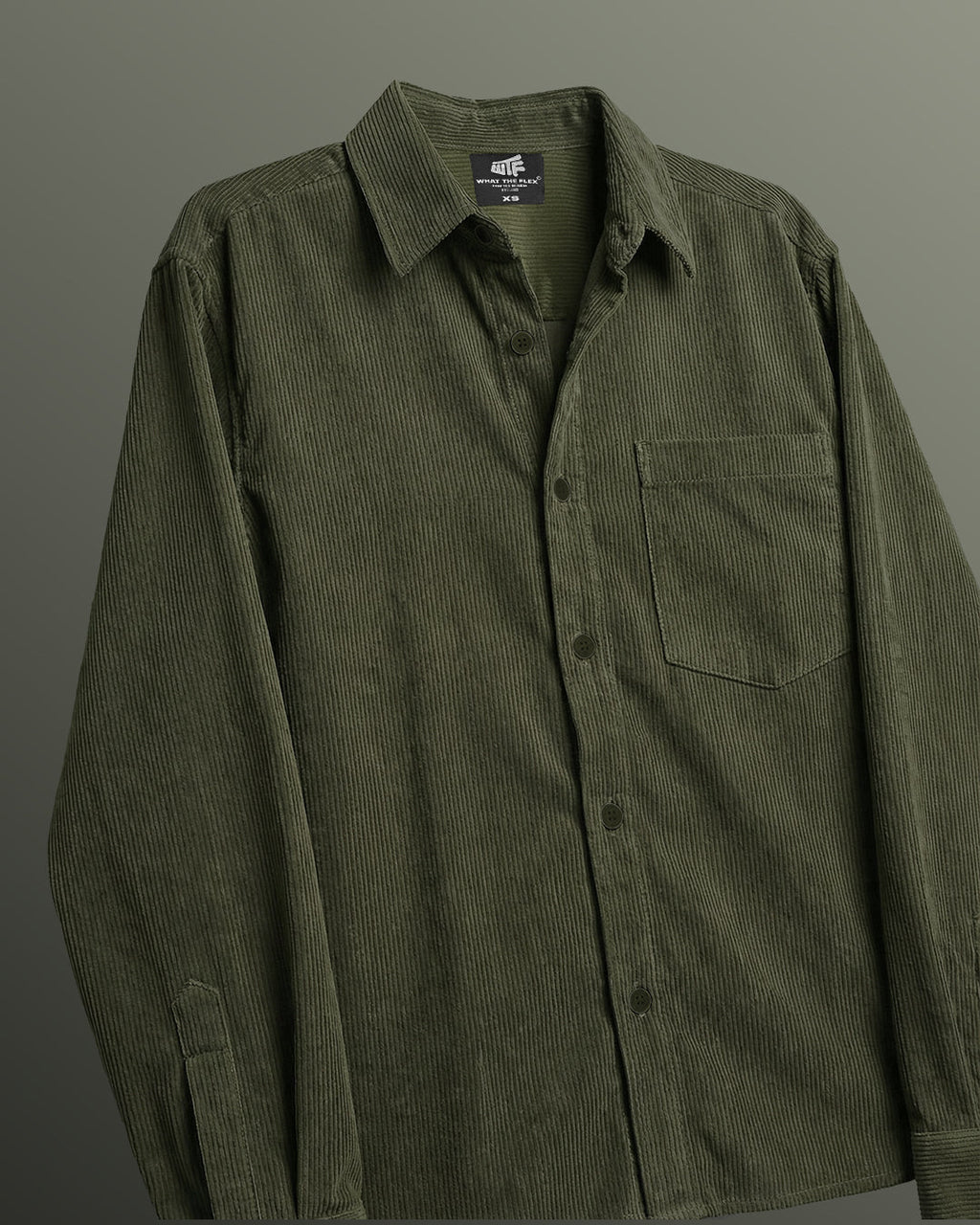 Olive Corduroy Shirt