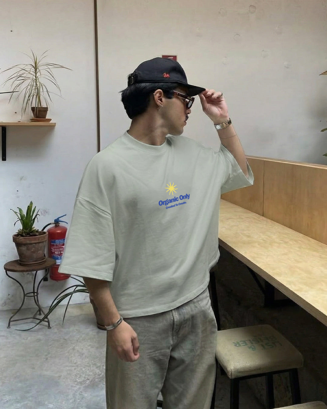 Organic Only Boxy-Fit T-shirt