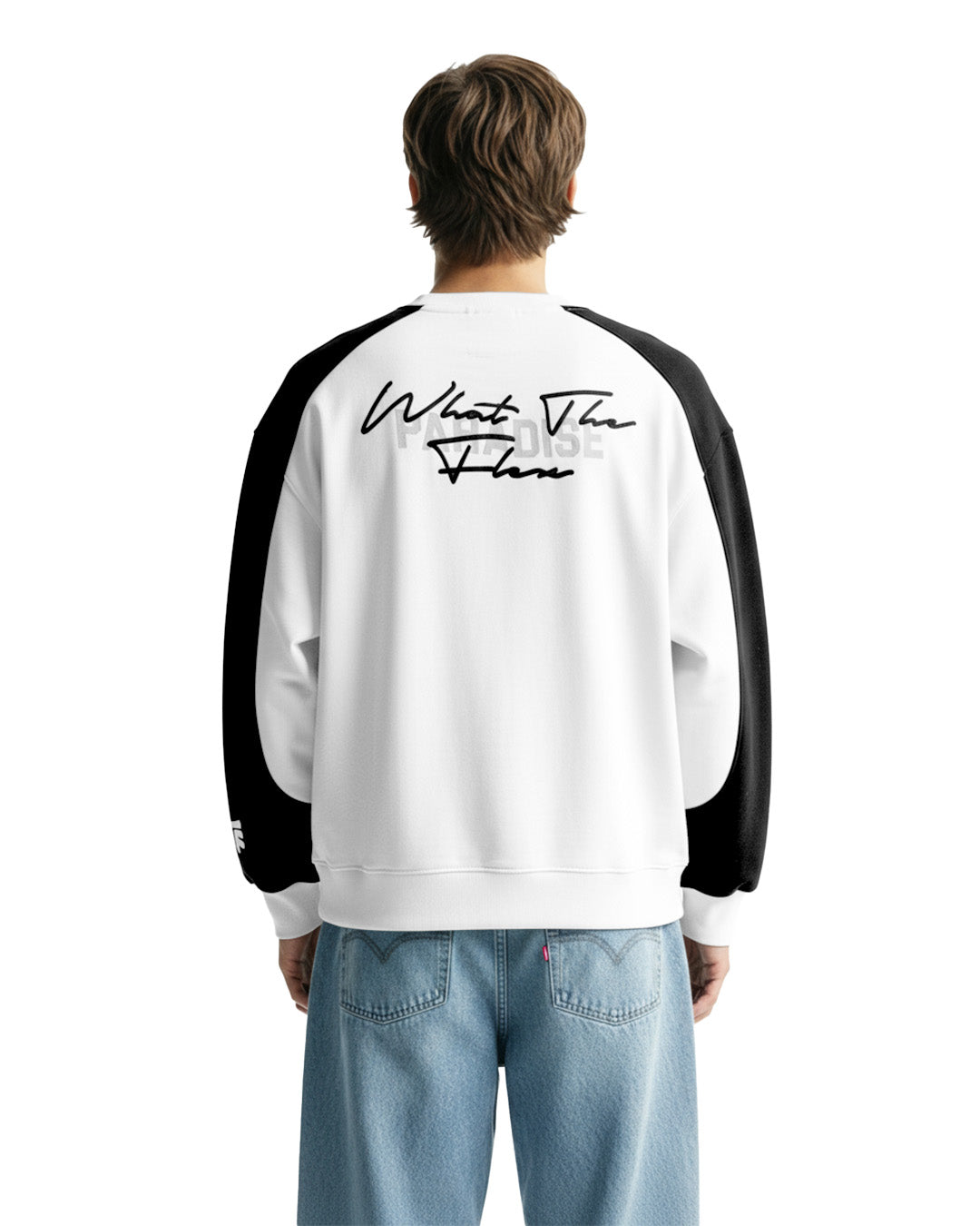 Paradise Oversized White Sweatshirt