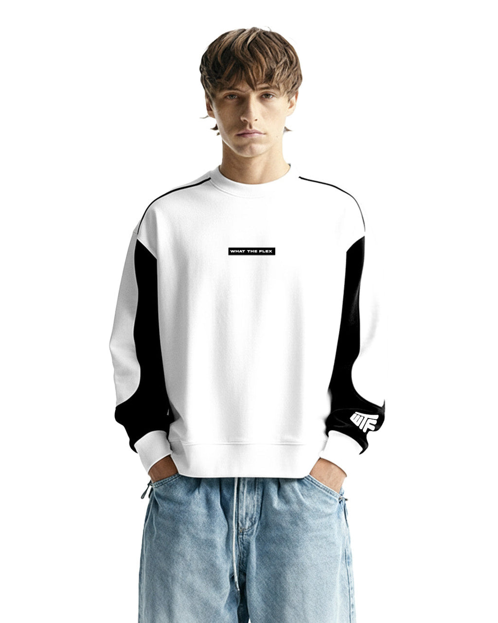 Paradise Oversized White Sweatshirt