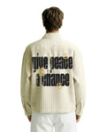 Peace Yellow Striped Shirt