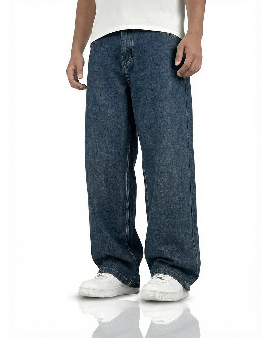 Phantom Blue Baggy Jeans