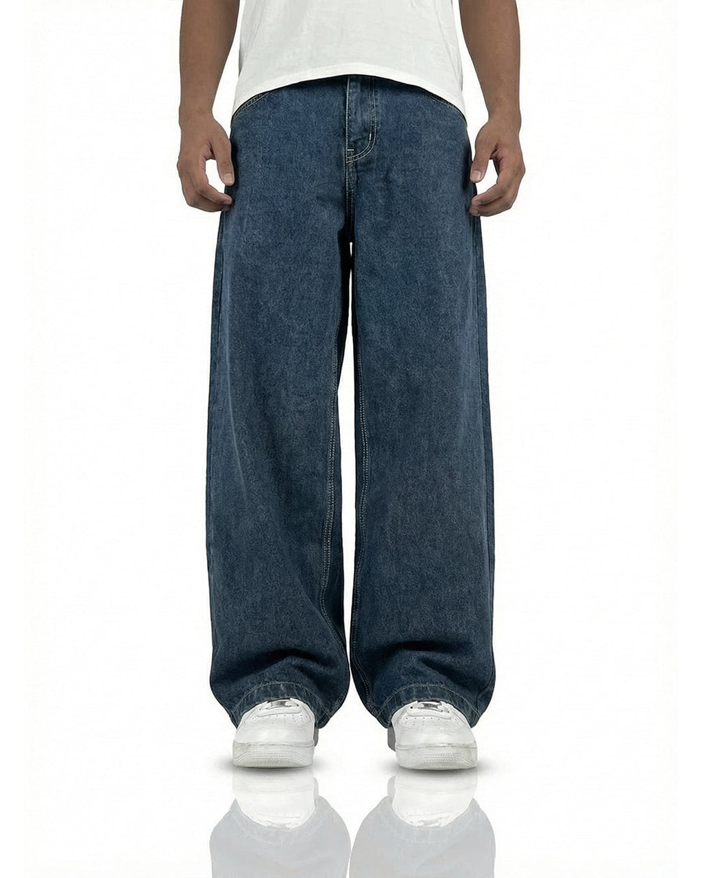 Phantom Blue Baggy Jeans
