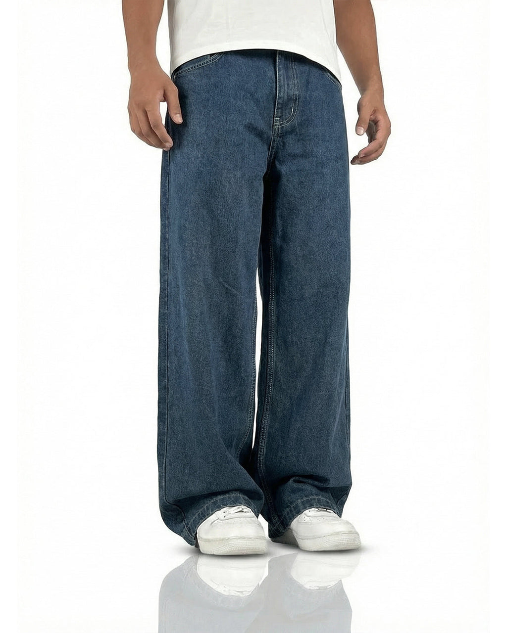Phantom Blue Baggy Jeans