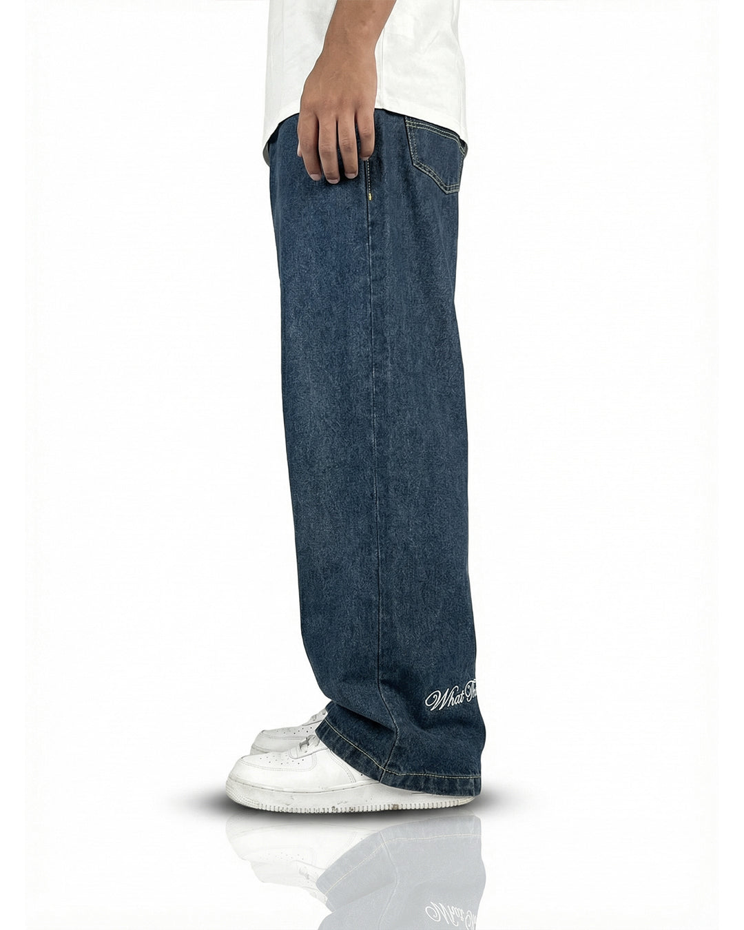 Phantom Blue Baggy Jeans