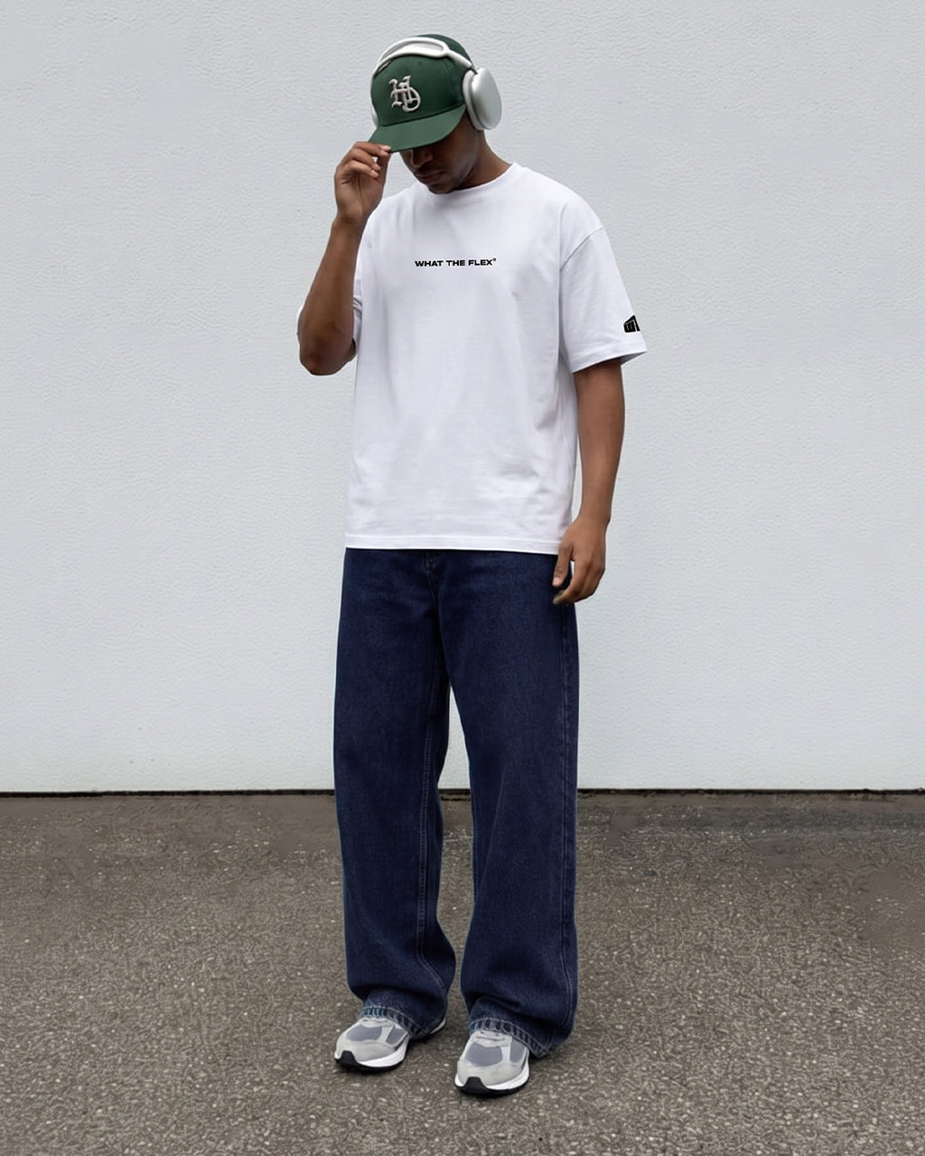 Raw Indigo Baggy Jeans