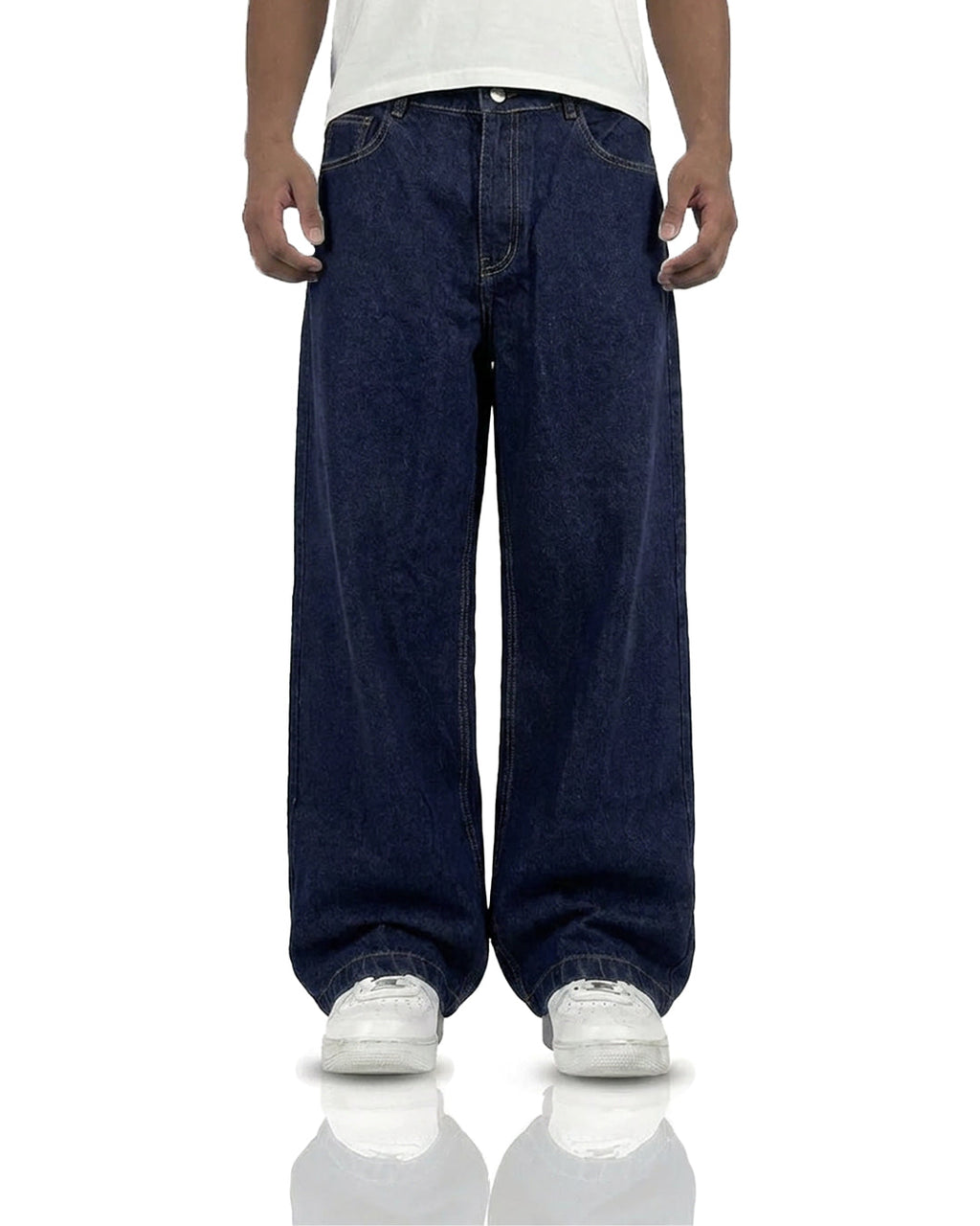 Raw Indigo Baggy Jeans
