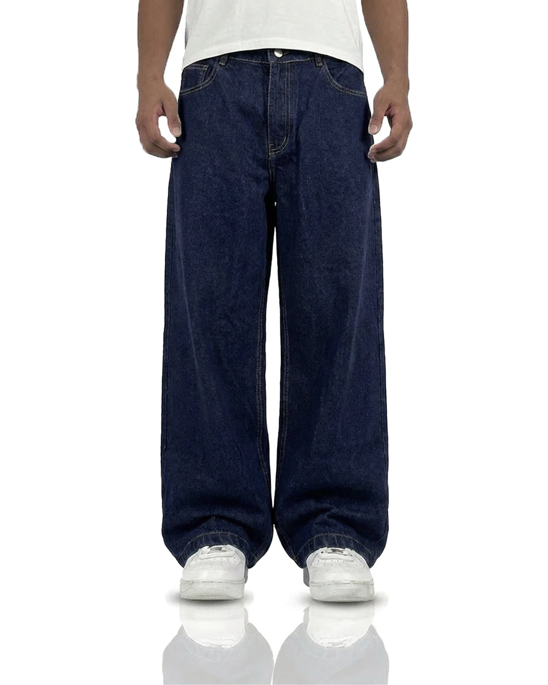 Raw Indigo Baggy Jeans