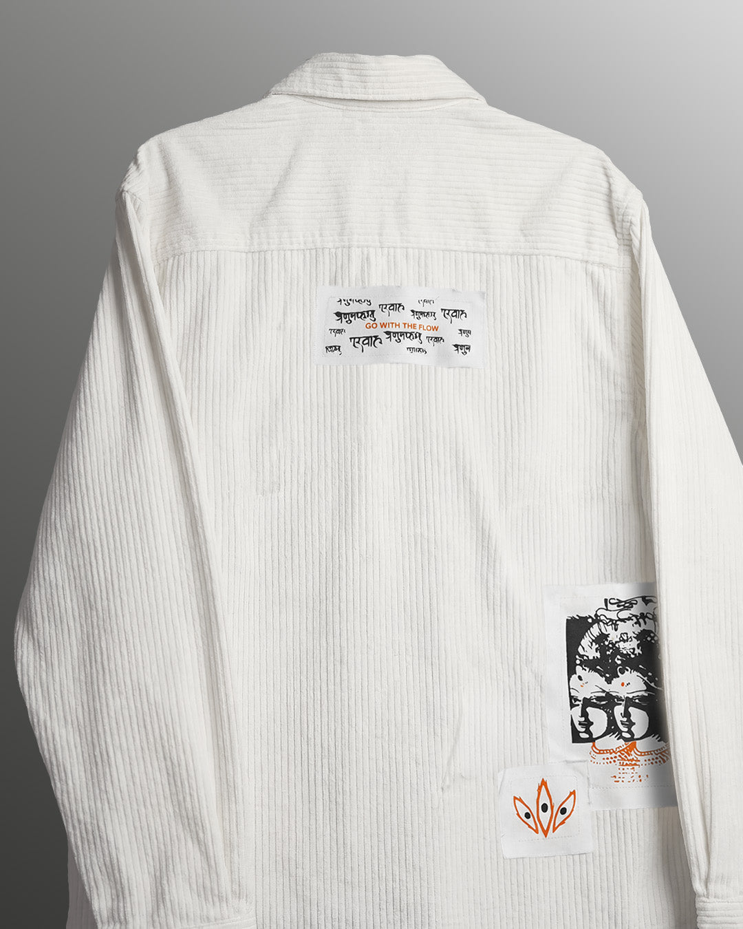 Flow State White Ribbed Shirt