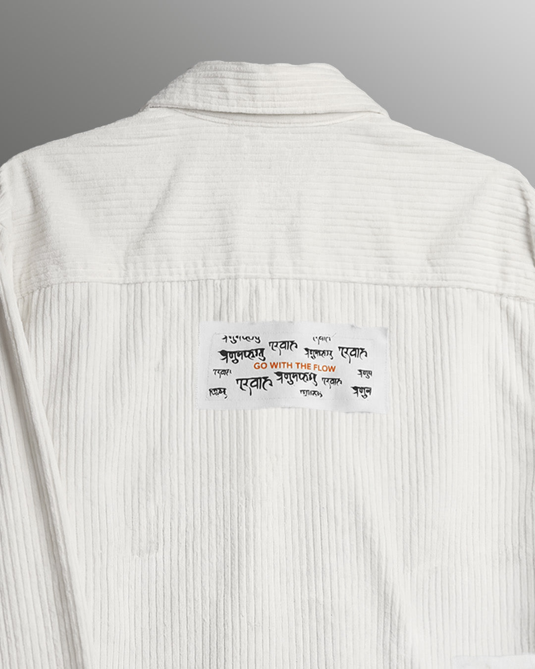 Flow State White Ribbed Shirt