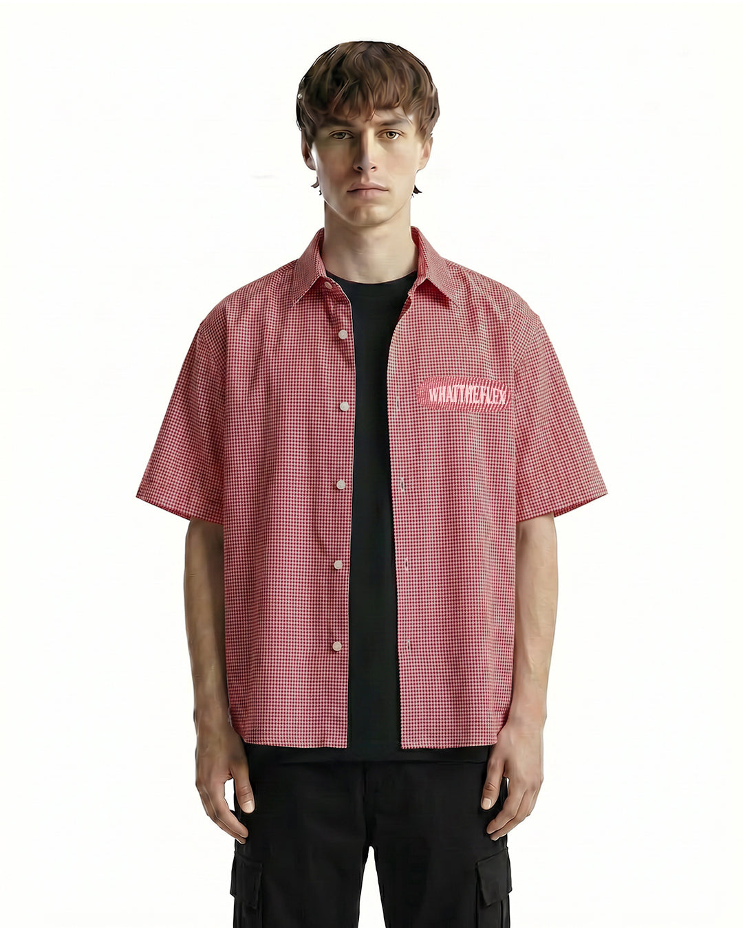 Real Flex Half Sleeves Checks Shirt