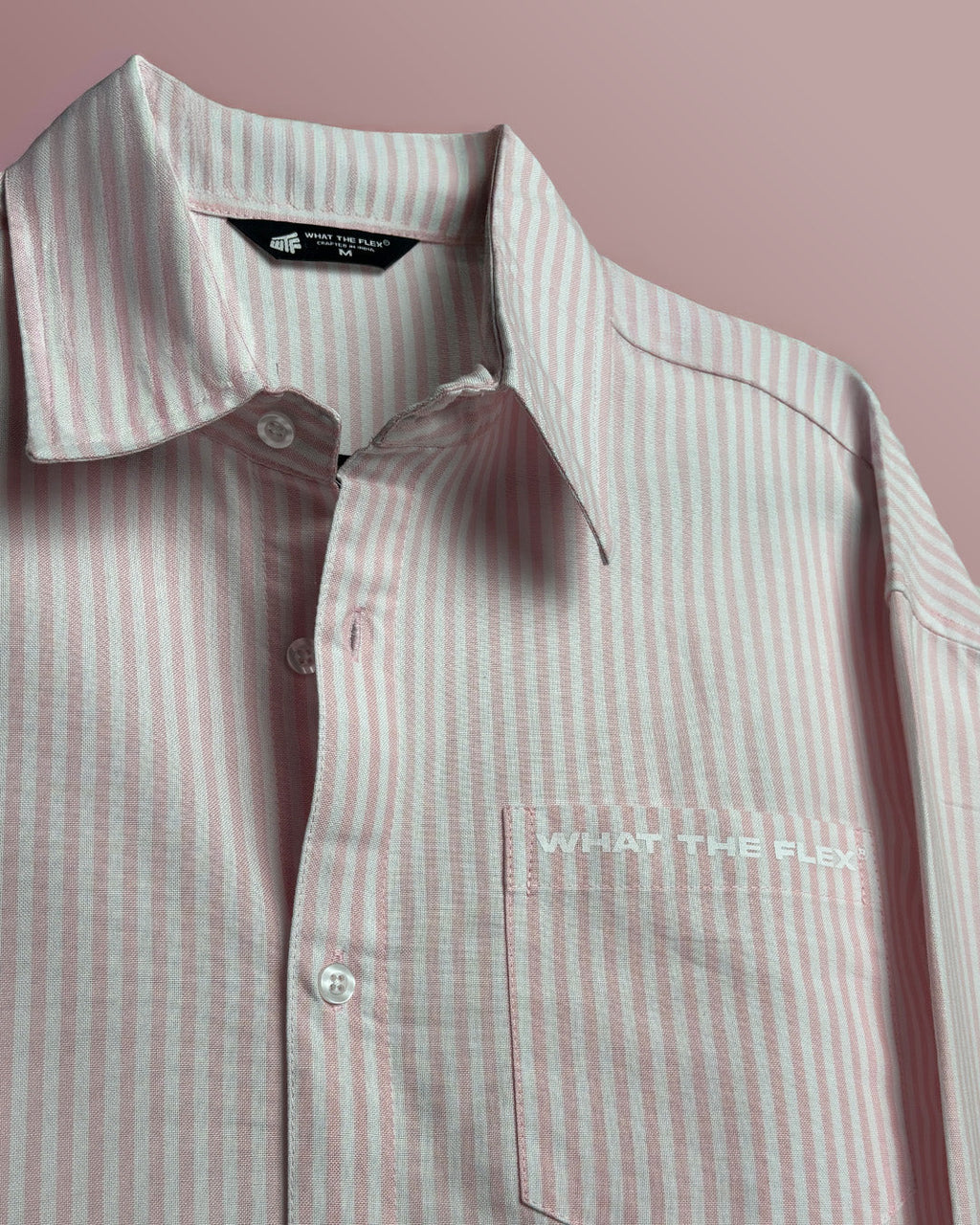 Rolling Pink Striped Shirt