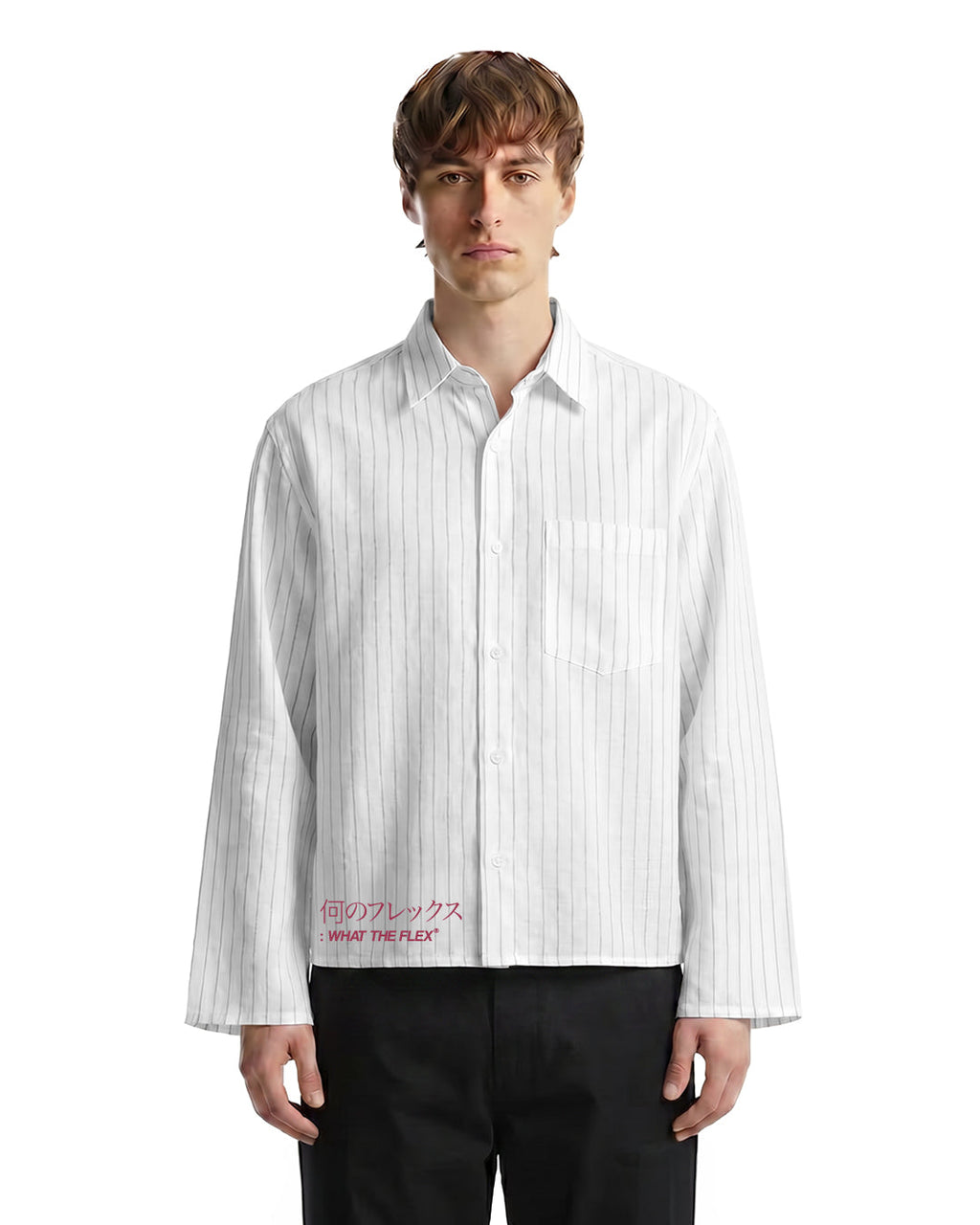 Shiruka Linen Striped Shirt