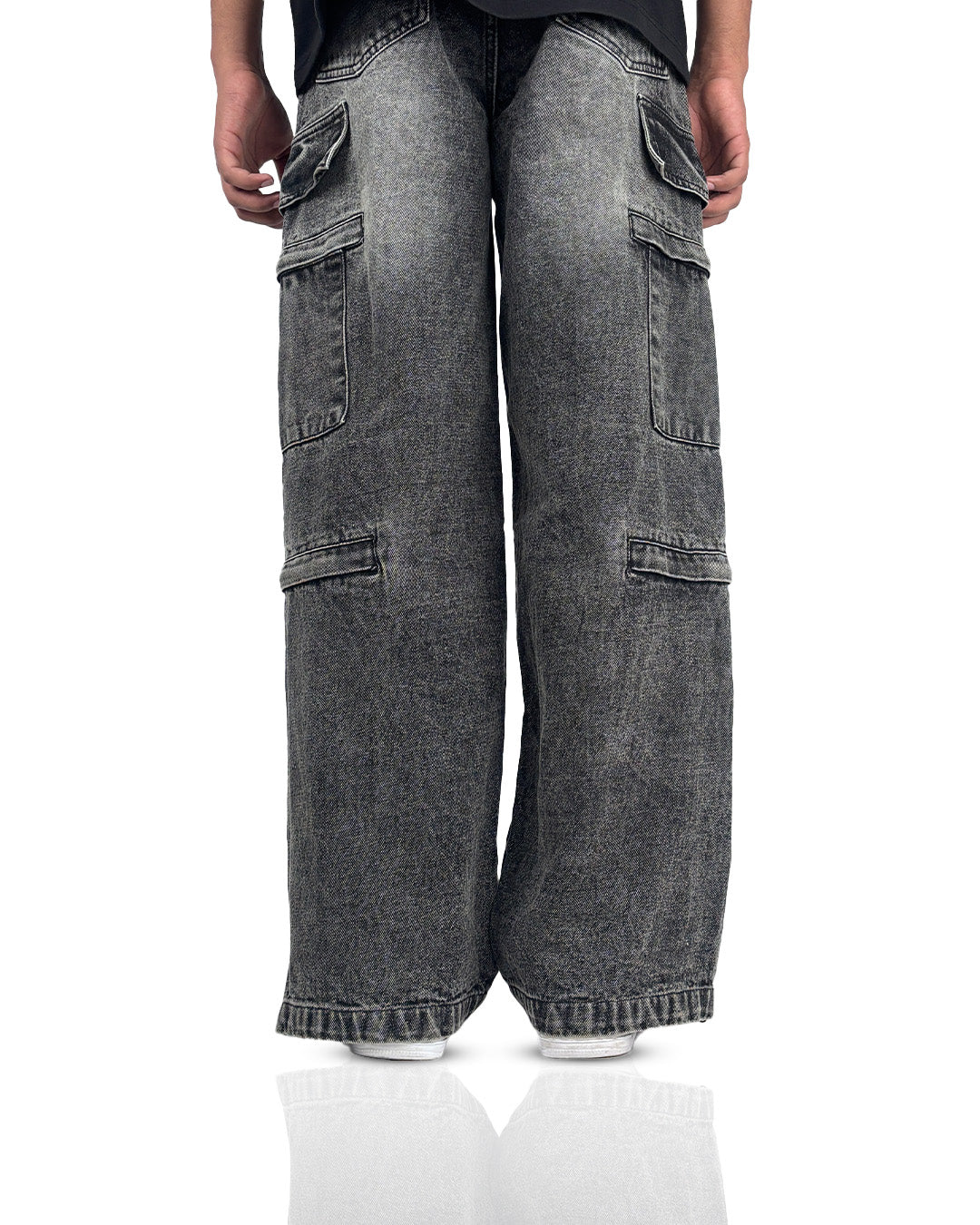 Stash Pocket Cargo Baggy Jeans