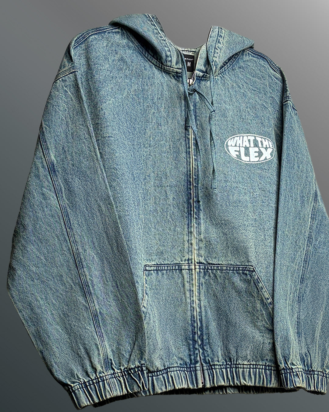 Street Blue Denim Hoodie