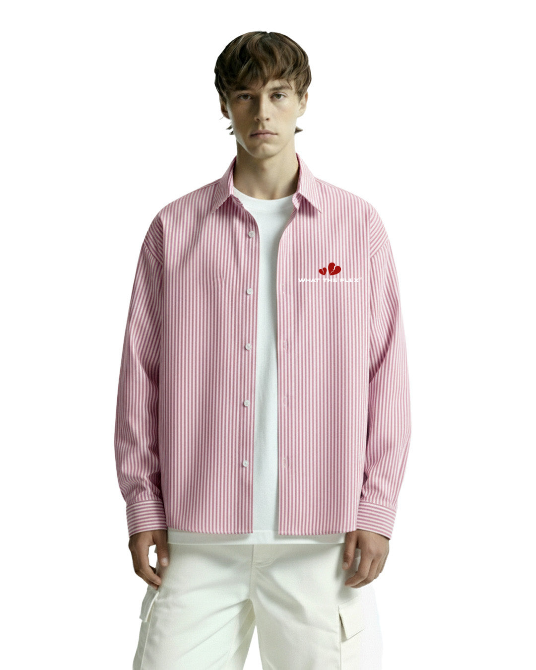 Think Of Me Full Sleeves Striped Shirt
