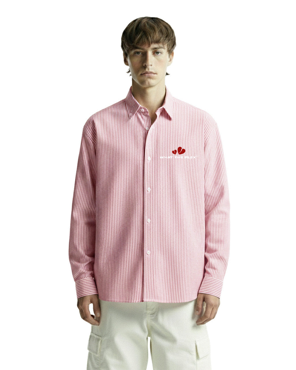 Think Of Me Full Sleeves Striped Shirt