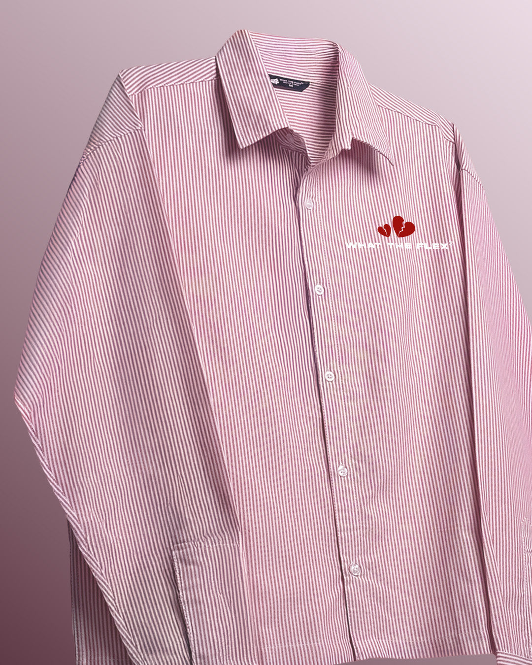 Think Of Me Full Sleeves Striped Shirt