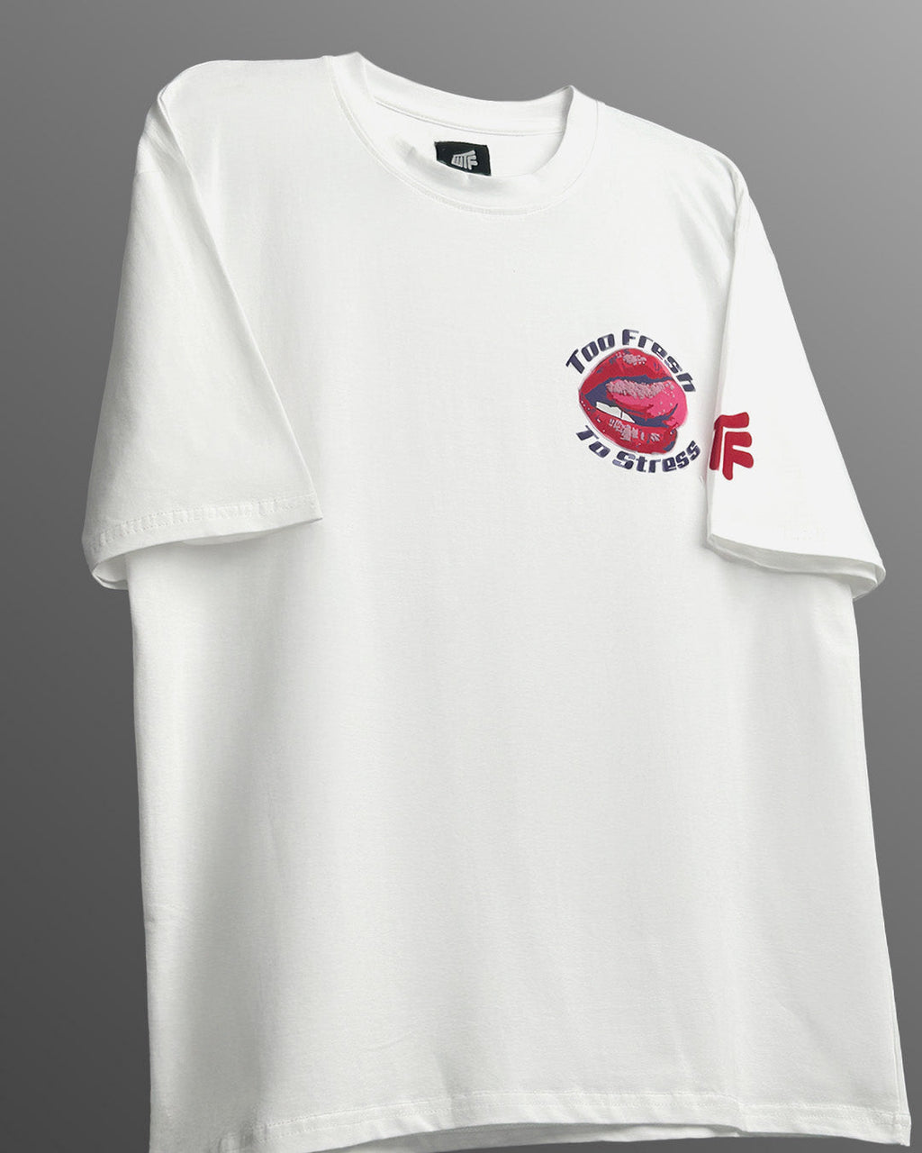 Too Fresh Oversized White T-shirt
