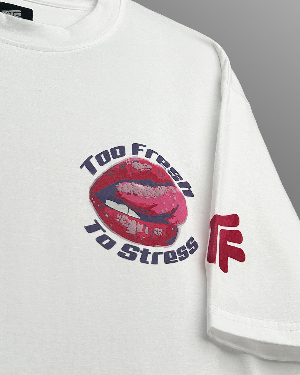 Too Fresh Oversized White T-shirt