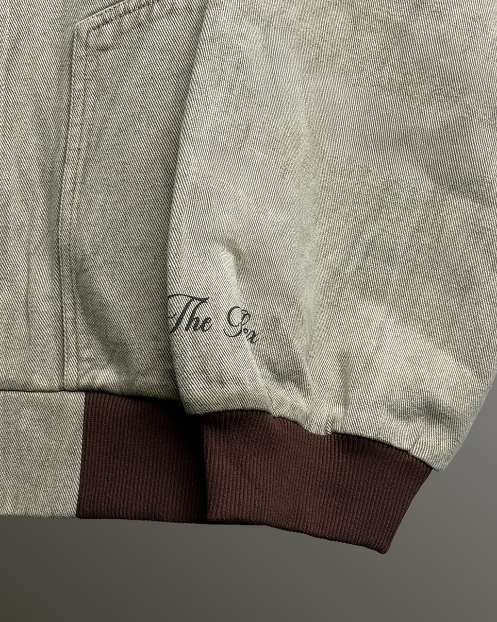 Unbound Denim Zipper Hoodie