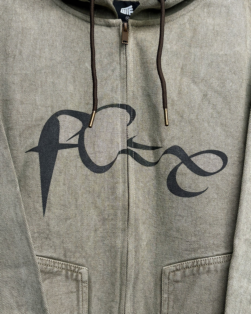 Unbound Denim Zipper Hoodie