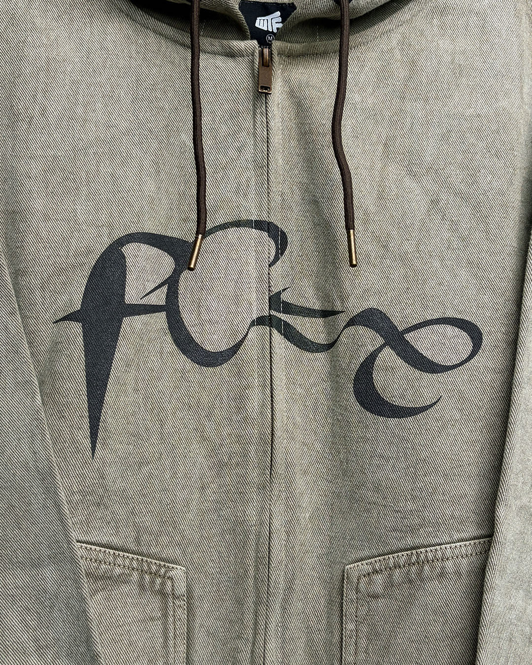 Unbound Denim Zipper Hoodie