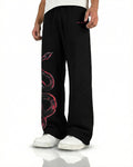 Venom Black Cotton Pants
