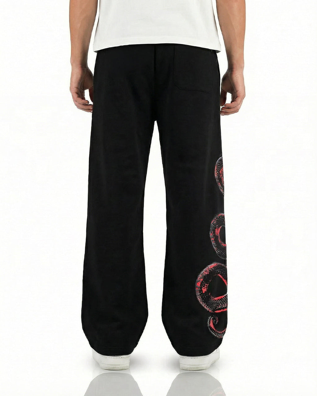 Venom Black Cotton Pants